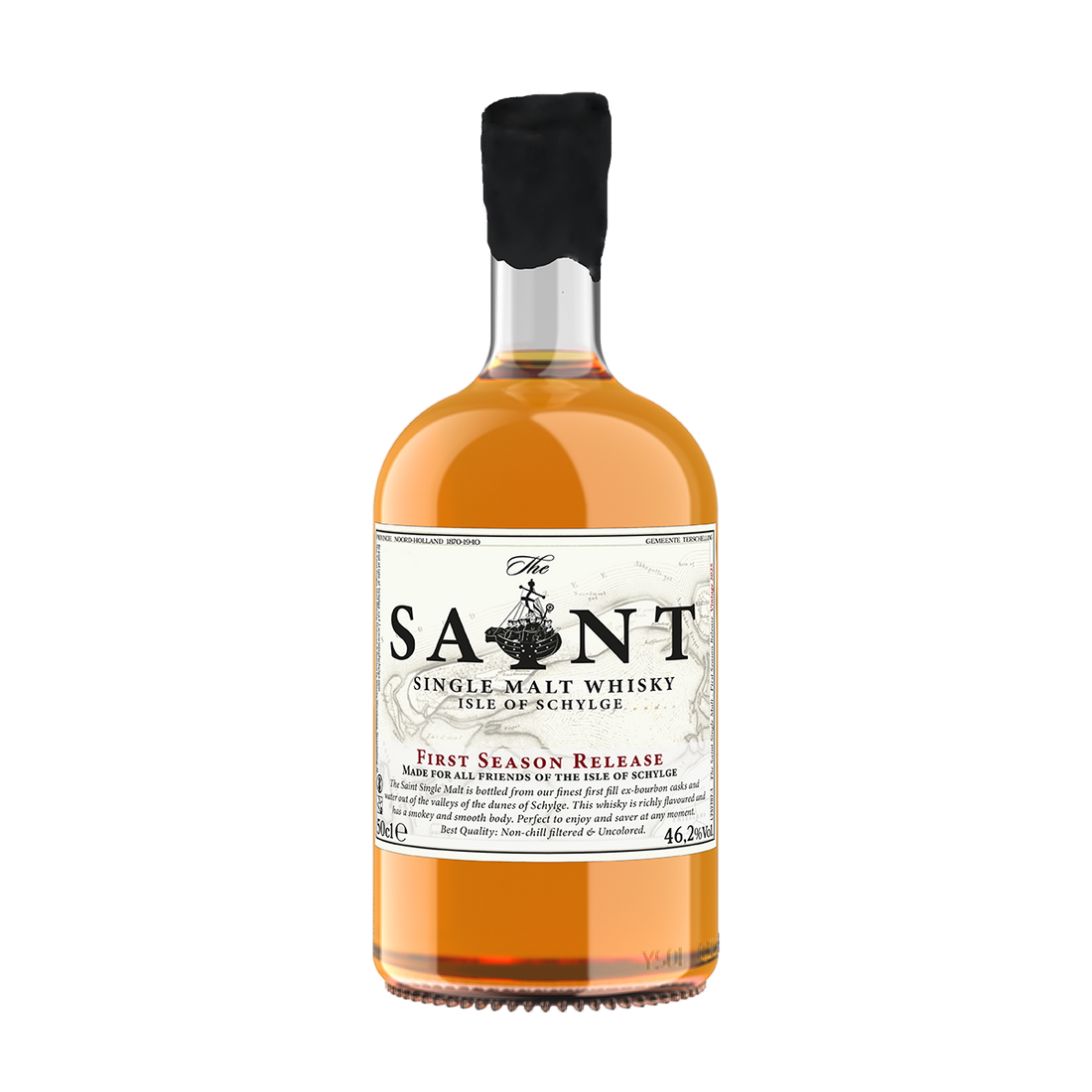 The Saint Single Malt whisky fles