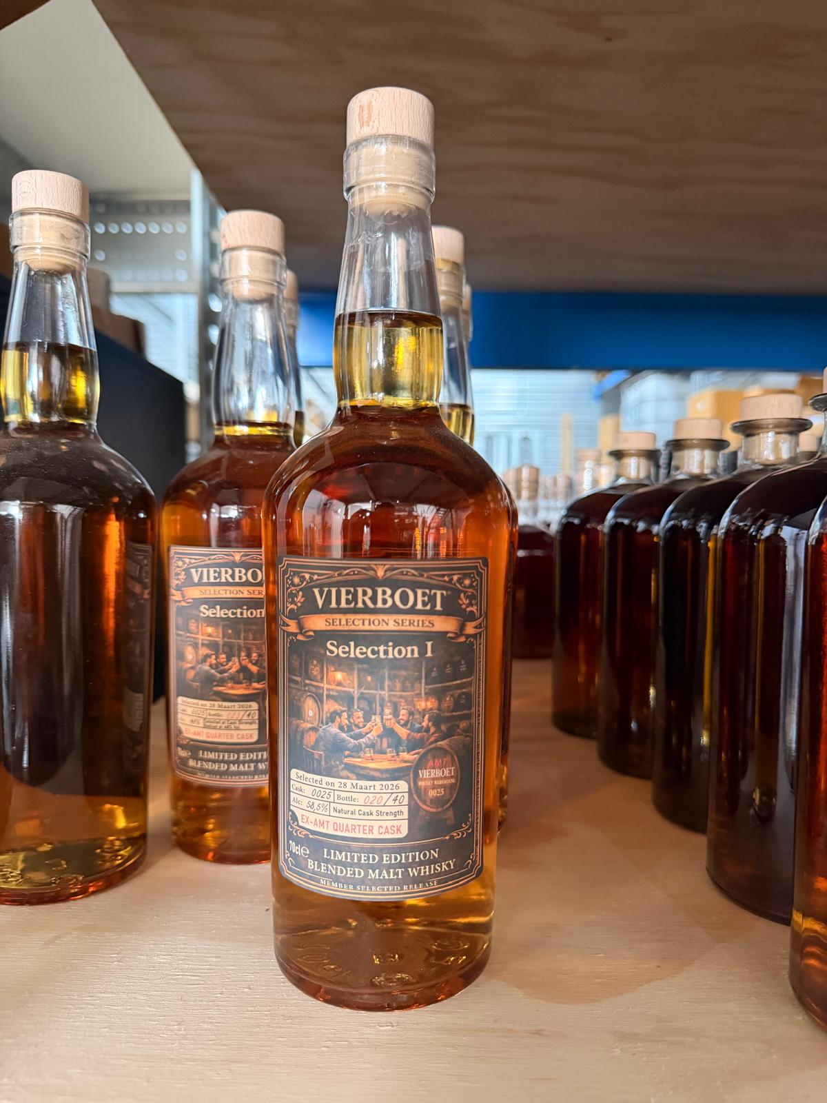 Vierboet Whisky member selectie botteling