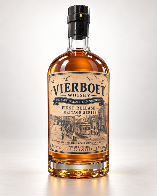 Vierboet Heritage Series I – Oud Katwijk aan Zee whisky 70cl 43%